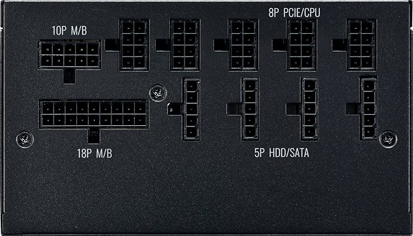 PC zdroj Cooler Master V750 Gold V2 Možnosti pripojenia (porty)