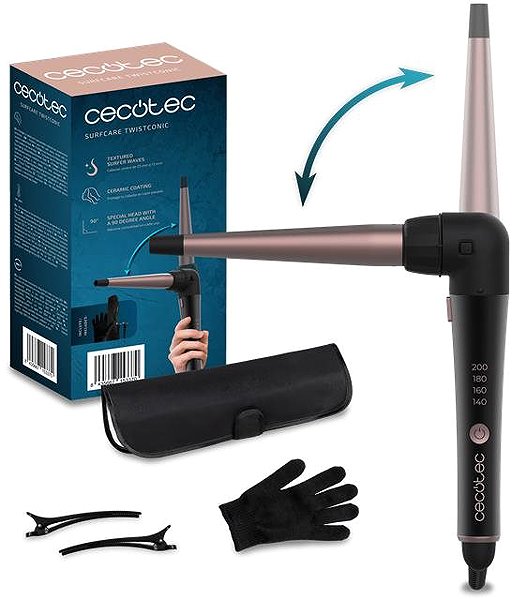 Hair Curler Cecotec 100002 Bamba SurfCare TwistConic ...