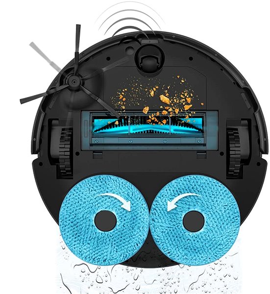 Robot Vacuum Cecotec Conga 11090 Spin Revolution Home&Wash ...