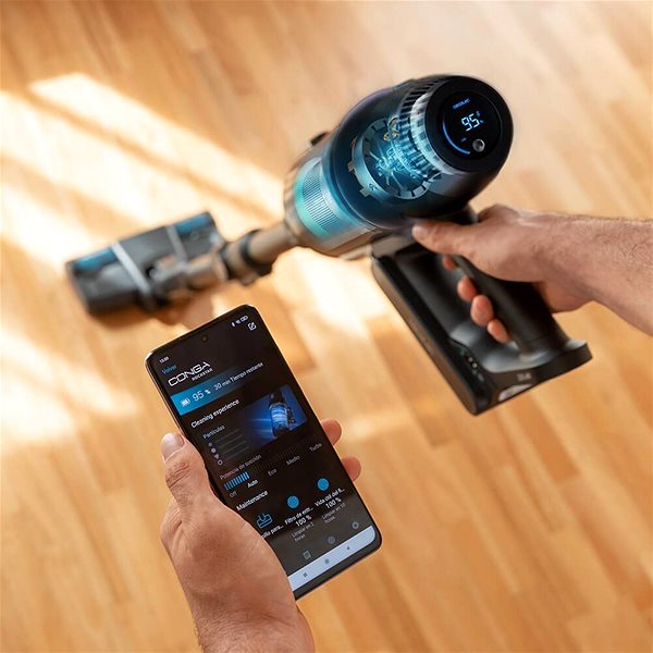 Upright Vacuum Cleaner Cecotec Conga Rockstar 3000 Advance Ergowet Connected IA ...