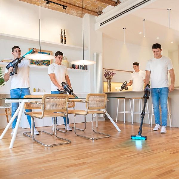 Upright Vacuum Cleaner Cecotec Conga Rockstar 3000 Advance Ergowet Connected IA ...