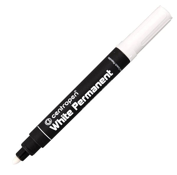 Marker CENTROPEN marker 8586 white permanent PLA