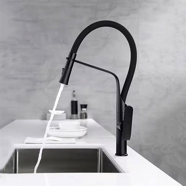 Tap REA Sink mixer Castor black matt (REA-B6935) ...