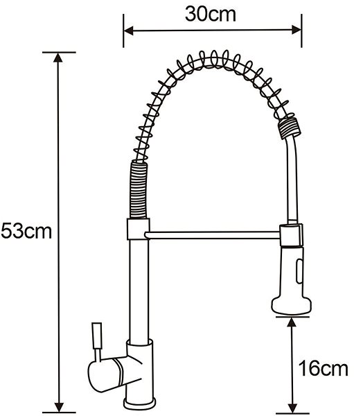 Tap MEXEN Clara Sink mixer, chrome (670501-00) ...