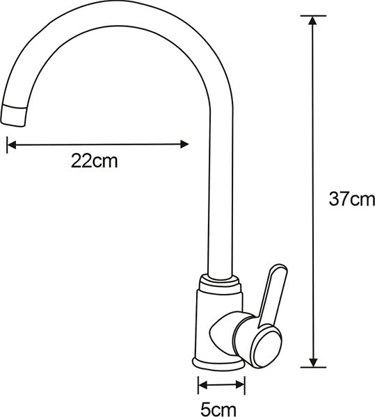 Tap MEXEN Sanika stainless steel sink mixer (672500-00) ...