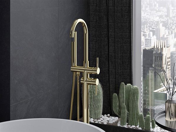 Tap MEXEN Alma Standing bath mixer gold (75033-50) ...