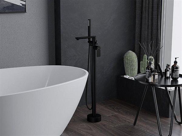 Tap MEXEN Leda Freestanding Bath Faucet Black (75633-70) ...