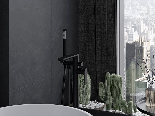 Tap MEXEN Leda Freestanding Bath Faucet Black (75633-70) ...