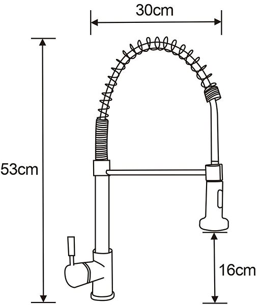 Tap MEXEN Clara Sink mixer, black (670501-70) ...