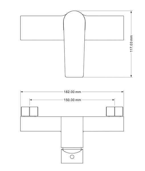 Tap MEXEN Lynx Shower Faucet, Black (745940-70) ...