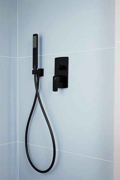 Tap KFA MOKAIT Socket shower set, black (5539-511-81) ...
