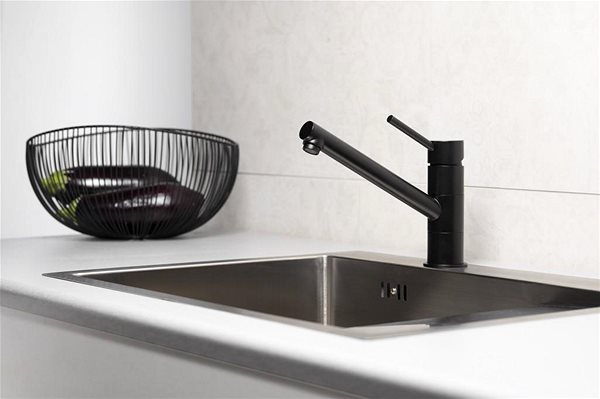 Tap KFA ANDRA Swivel basin mixer, black (6533-915-81) ...
