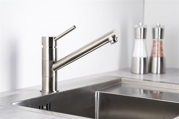 Tap KFA ANDRA Sink mixer with swivel, INOX (6533-915-22) ...