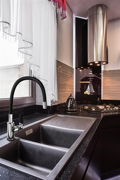 Tap INVENA Sink mixer JOGA, black (BZ-32-L04-C) ...