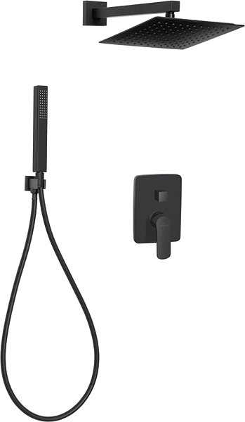 Tap INVENA 2-way wall mounted mixer set SIROS 010 (BS-90-010-A) ...