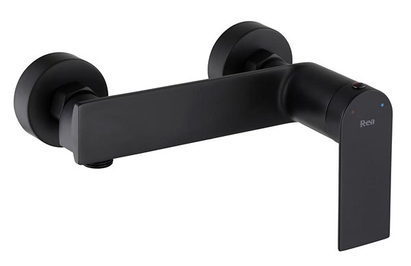 Tap REA Shower mixer with accessories STORM black (REA-B8033) ...