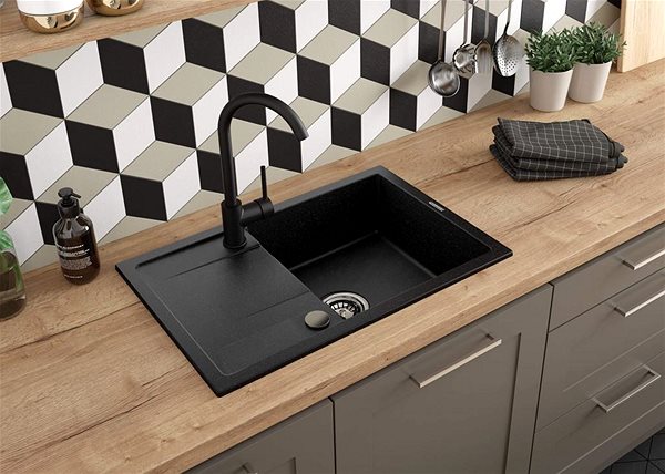 Tap DEANTE Milin black - Sink mixer (BEU_B62M) ...