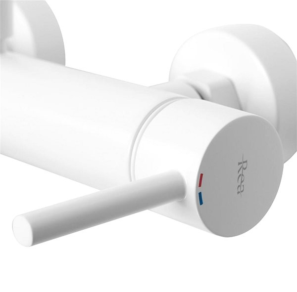 Tap REA Bath tub mixer 150 mm Lungo white (REA-B8030) ...
