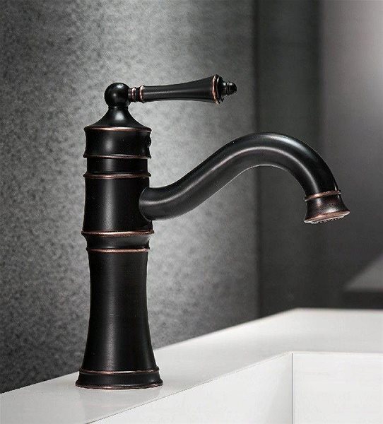 Tap REA Vintage Old basin mixer, black (REA-B0226) ...