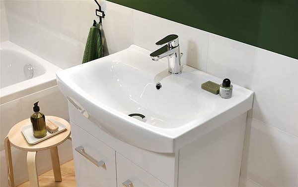 Tap CERSANIT CERSANIA pedestal basin mixer, incl. waste, chrome (S951-232) ...
