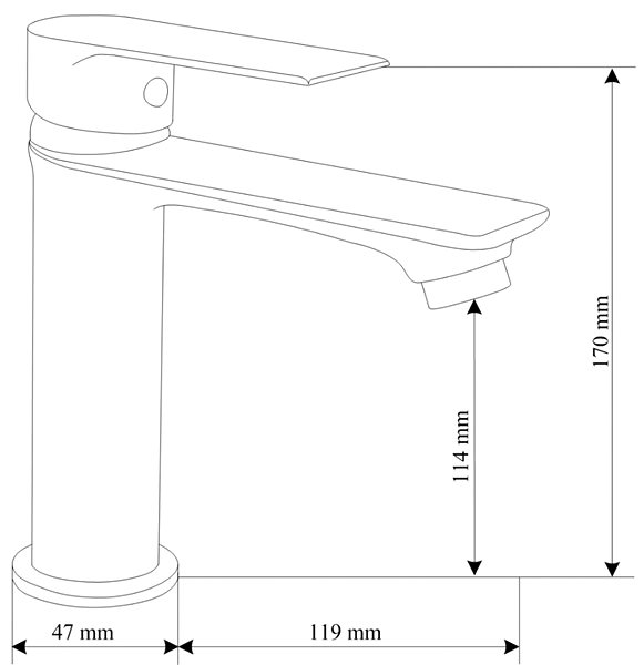 Tap MEXEN Royo basin mixer, black (72200-70) ...