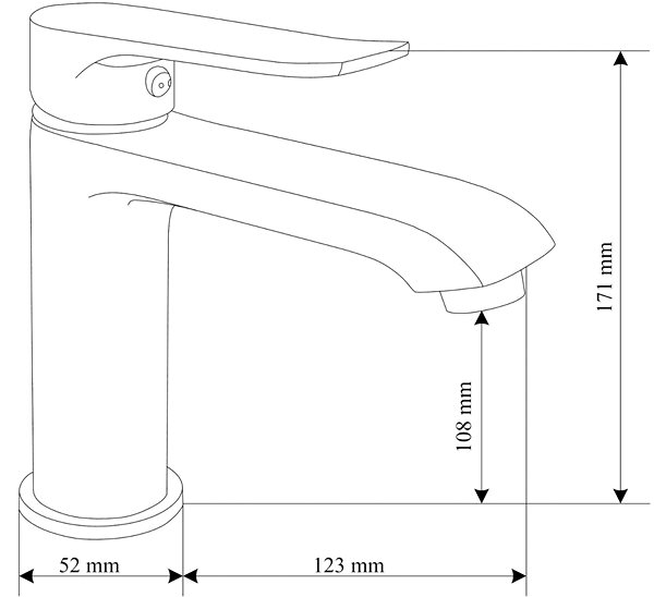 Tap MEXEN Pecos basin mixer black (72700-70) ...