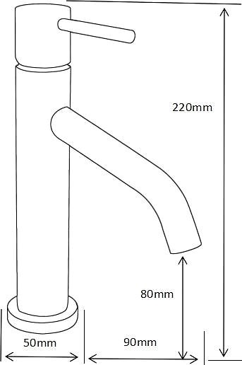 Tap MEXEN Rumba basin mixer, black (73500-70) ...