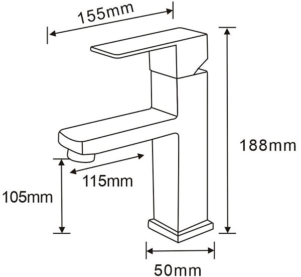Tap MEXEN Emma basin mixer black (71900-70) ...