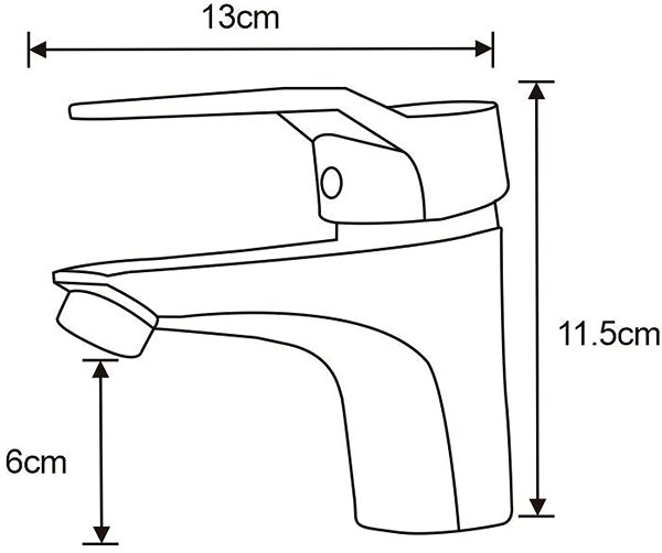 Tap MEXEN Caro basin mixer in chrome (746600-00) ...