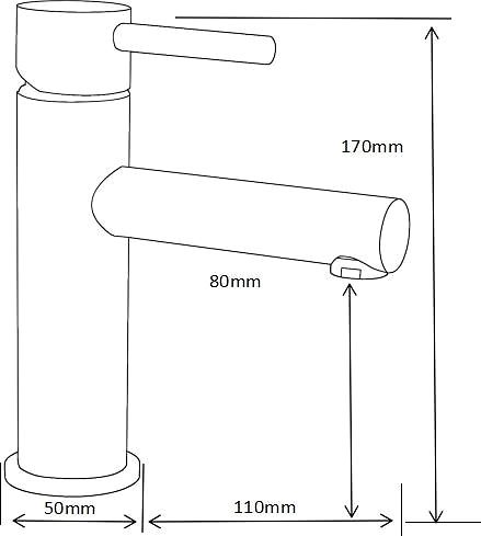 Tap MEXEN Elba basin mixer, black (74100-70) ...