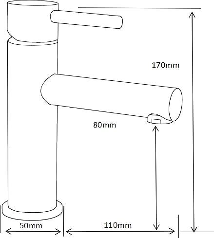 Tap MEXEN Elba basin mixer, white (74100-20) ...