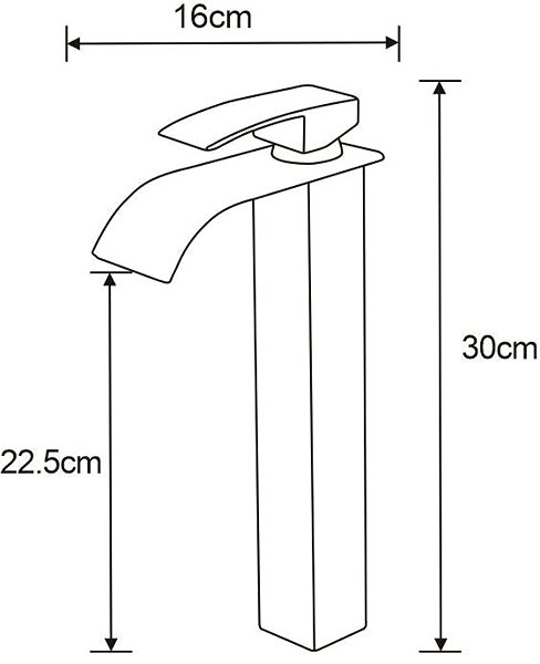 Tap MEXEN Aries high basin mixer, black (744810-70) ...