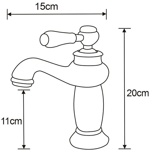 Tap MEXEN Draco basin mixer, chrome (745400-00) ...