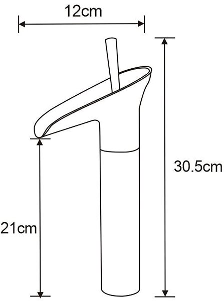 Tap MEXEN Orion basin mixer, tall, black (745510-70) ...