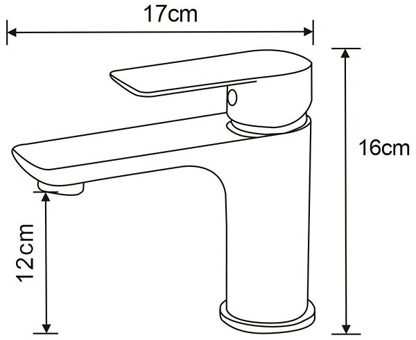 Tap MEXEN Alfa basin mixer, chrome (745700-00) ...