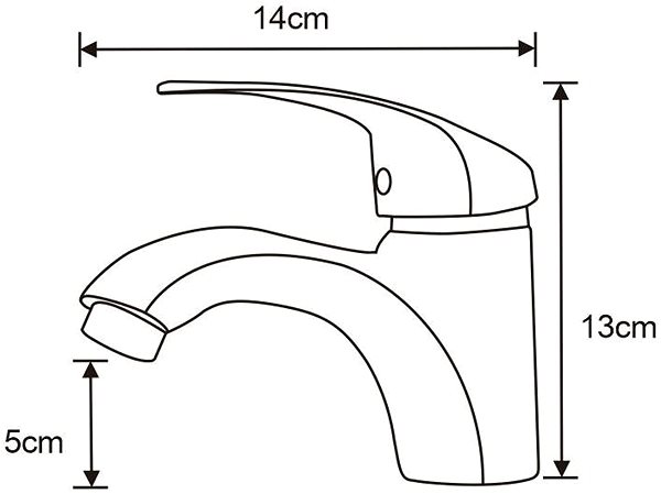 Tap MEXEN Fabia basin mixer, black (746500-70) ...
