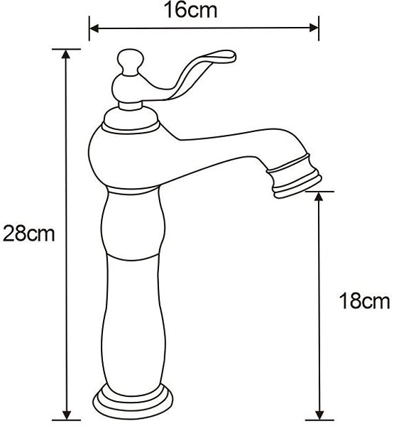Tap MEXEN Vela basin mixer, tall, black (744510-70) ...