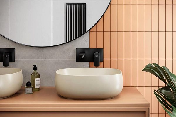 Tap KFA MOKAIT pedestal basin mixer, black (5539-810-81) ...