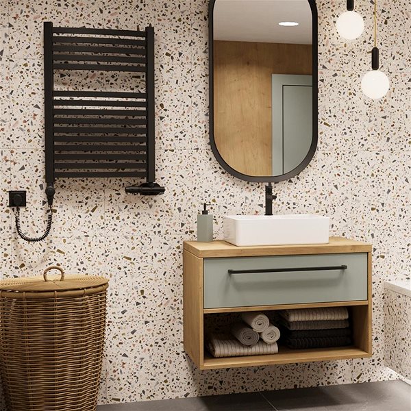 Tap INVENA Glamour Trend basin mixer, black (BU-02-004-V) ...