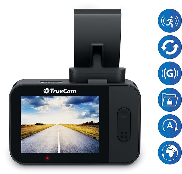 Autós kamera TrueCam M5 GPS WiFi (sebességmérő radar figyelmeztetéssel) Jellemzők/technológia