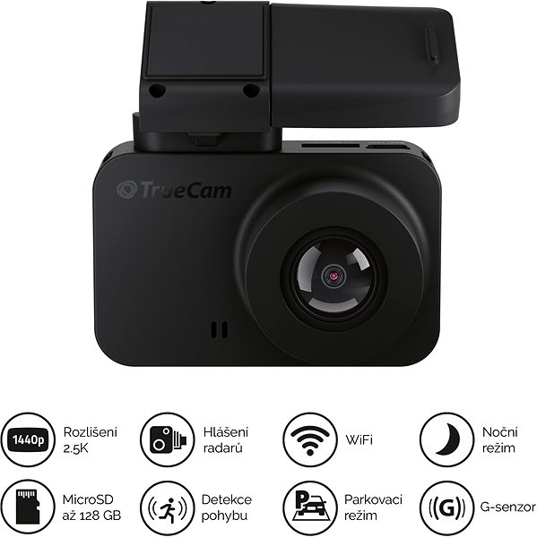 Dash Cam TrueCam M9 GPS 2.5K (with Radar Reporting) Features/technology