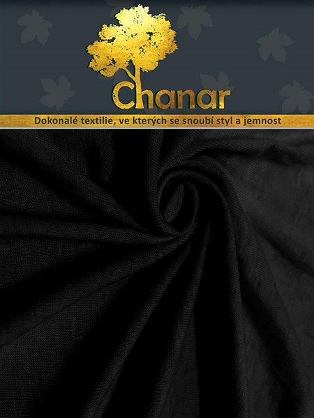 Plachta na posteľ Chanar Plachta na posteľ Jersey Standard 180 × 200 cm čierna ...
