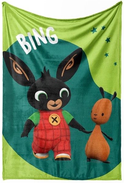 Deka Kaptan Dětská deka Zajíček Bing a Kamarád Flop 150 × 200 cm ...