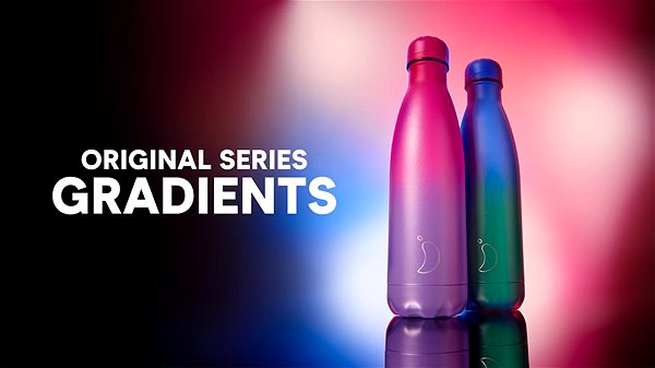 Thermos Chilly's Bottles Thermal Bottle Green / Blue 500ml, Gradient/Original edition ...