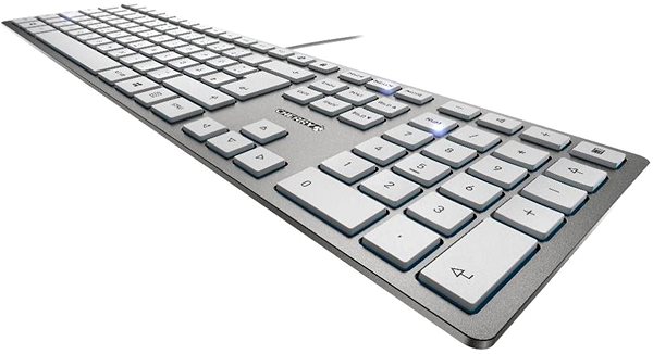 Tastatur CHERRY KC 6000 SLIM, silber - UK Mermale/Technologie