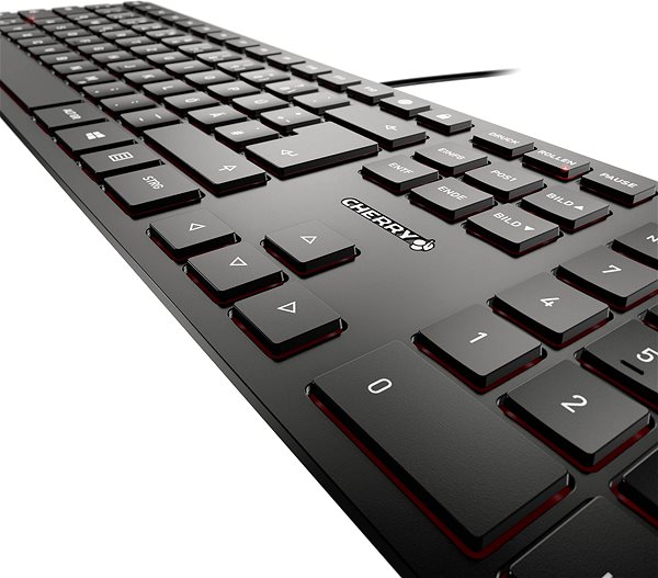 Tastatur CHERRY KC 6000 SLIM, schwarz - UK Mermale/Technologie