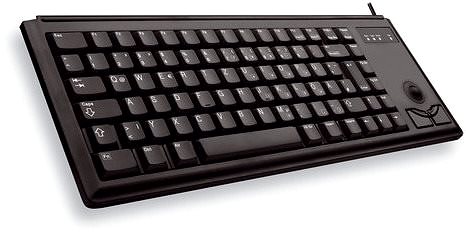 Tastatur CHERRY G84-4400, schwarz - UK Seitlicher Anblick