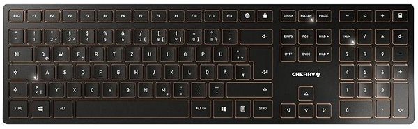 Keyboard and Mouse Set CHERRY DW 9000 SLIM Black - CZ/SK Keyboard