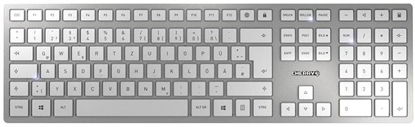 Set klávesnice a myši CHERRY DW 9000 SLIM biely – UK Klávesnica