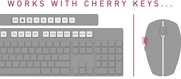 Set klávesnice a myši CHERRY DW 5100 – DE Vlastnosti/technológia